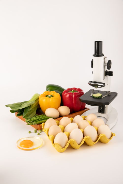 甜椒雞蛋食品安全農業科技食品培育攝影圖 插畫 下載至來源處